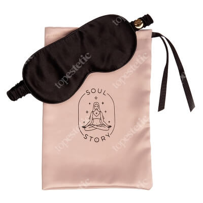 Soul Story Sleeping And Relax Mask Jedwabna maska na oczy (kolor Black) 1 szt