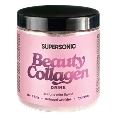 Supersonic Collagen Beauty Drink Kolagen nowej generacji - Porzeczka, mięta 185 g