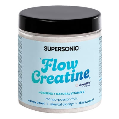 Supersonic Flow Creatine Kreatyna liposomalna z żeń-szeniem (smak mango-marakuja) 150 g