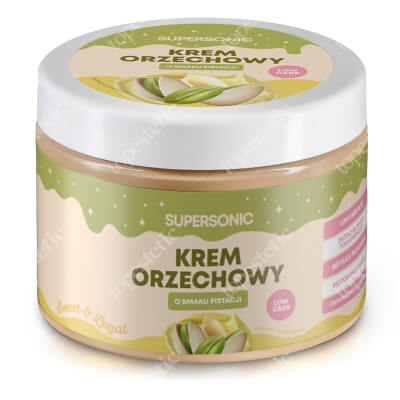 Supersonic Peanut Spread Low Carb Krem orzechowy z niską zawartością cukrów i węglowodanów - Pistacja 250 g