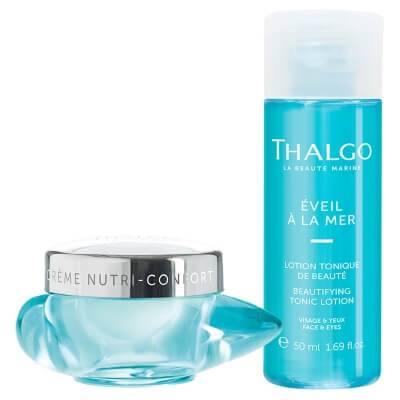 Thalgo Beautifying Tonic Lotion + Nutri-Comfort Cream ZESTAW Upiększający tonik 50 ml GRATIS + Lekki krem odżywczy 50 ml