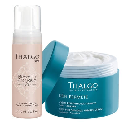Thalgo Body Care ZESTAW Kremowa pianka pod prysznic 150 ml + Krem kształtujący, rzeźbiący, ujędrniający 200 ml
