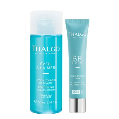 Thalgo Multi-Perfection Skin ZESTAW Upiększający tonik 50 ml GRATIS + Rozświetlający wielofunkcyjny krem (kolor Natural) 40 ml