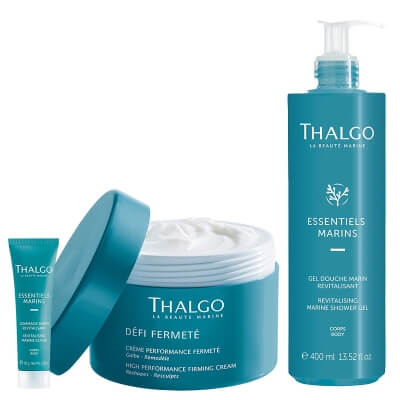 Thalgo Revitalising And Firming Body Set ZESTAW Żel pod prysznic 400 ml + Peeling morski do ciała 30 g GRATIS + Krem ujędrniający 200 ml