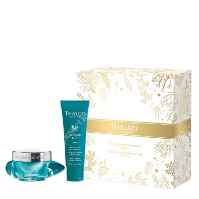 Thalgo Wrinkle Correcting Ritual ZESTAW Krem korygujący zmarszczki 50 ml + Liftingująco-ujędrniający krem na noc 50 ml