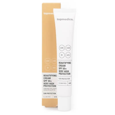 topmedica Beautifying Cream SPF 50+ Very High Protection Upiększający krem z bardzo wysoką ochroną 50 ml