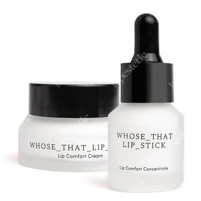 Whose That Lip Stick Lip Comfort Treatment ZESTAW Serum do ust 13 ml + Krem do ust 20 ml