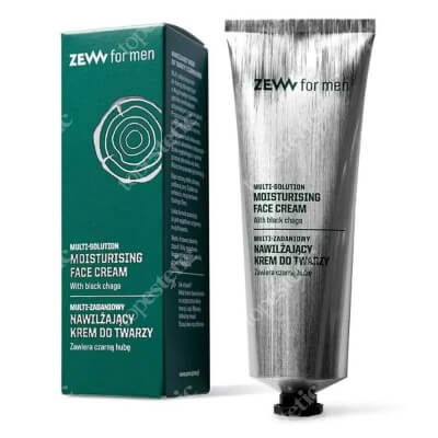 Zew For Men Multi-Zadaniowy Nawilżający Krem Do Twarzy Zawiera czarną hubę 80 ml