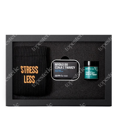 Zew For Men Wyluzowany Podróżnik ZESTAW Krem 30 ml + Mydło do ciała i twarzy 85 ml + Mydelniczka 1 szt. + Skarpety 1 para