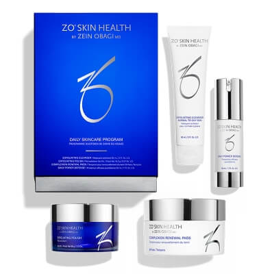 ZO Skin Health Daily Skincare Program ZESTAW Żel oczyszczający 60 ml + Pasta złuszczająca 16,2 g + Płatki oczyszczające 30 szt + Serum 30 ml