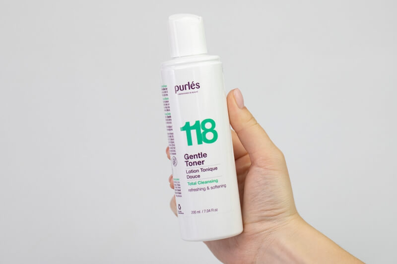 Purles Gentle Toner + Aloe Vera Calming Gel 98% + Protective Mist SPF 50+ ZESTAW Tonik 200 ml + Żel aloesowy 50 ml + Mgiełka ochronna z filtrem 150 ml