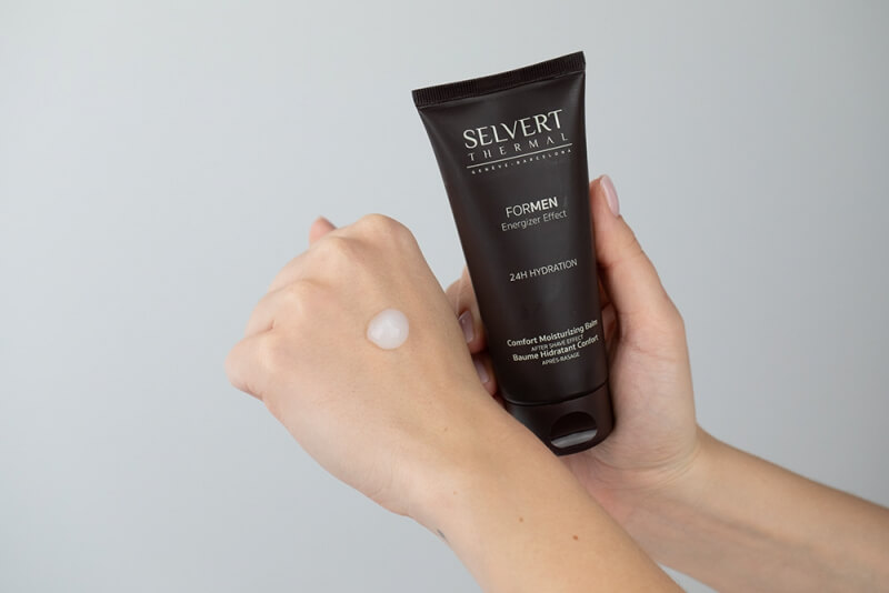 Selvert Thermal Men's Care Set ZESTAW Pianka detoksykująca 150 ml + Lekki balsam 100 ml + Witalizujące serum 30 ml