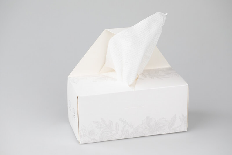Alkmie Pure Face Towels White Box x 5 ZESTAW Jednorazowe ręczniki do twarzy 80 szt x 5
