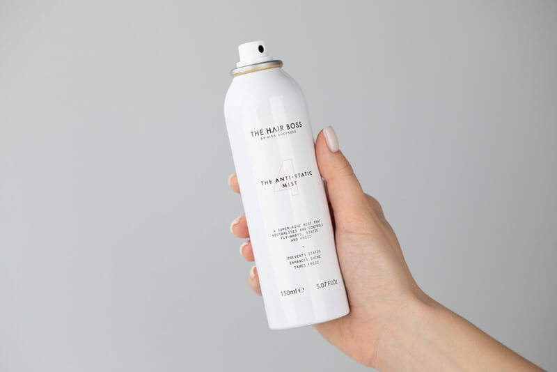 The Hair Boss Style Hair ZESTAW Termoochronny lakier do włosów 200 ml + Spray antystatyczny 150 ml
