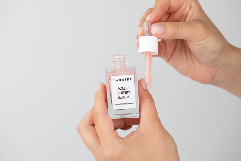 Labside Azelo Cherry Serum + Peach Perilla Cream ZESTAW Serum do cery problematycznej 30 ml + Naturalny krem na noc 50 ml