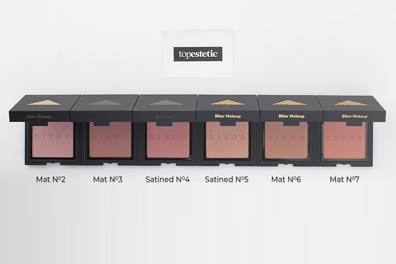 Bikor Como Blush Róż - N°4 Summer Glow Satined (satynowy, opalizujący róż) 8 g