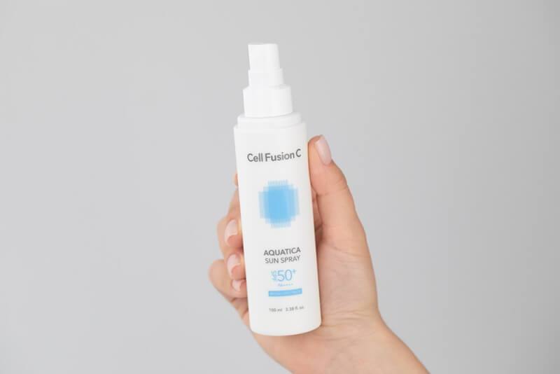 Cell Fusion C Aquatica Sun Spray SPF50+/PA ++++ Nawilżająca mgiełka do każdego rodzaju cery 100 ml