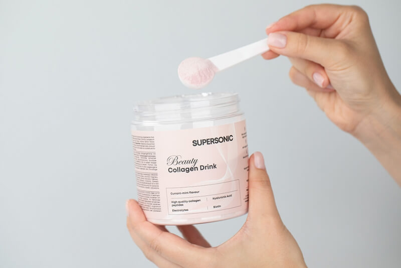 Supersonic Collagen Beauty Drink Kolagen nowej generacji - Porzeczka, mięta 185 g