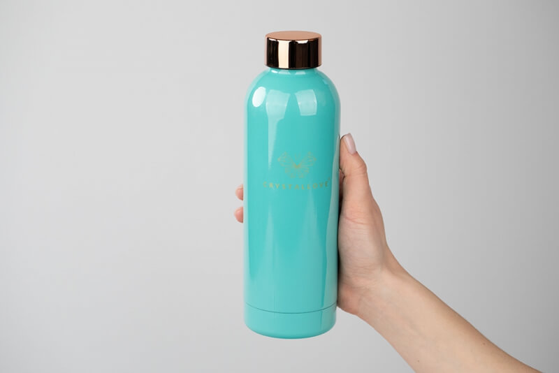 Crystallove Butelka Termiczna na Wodę Amazonite 500ml