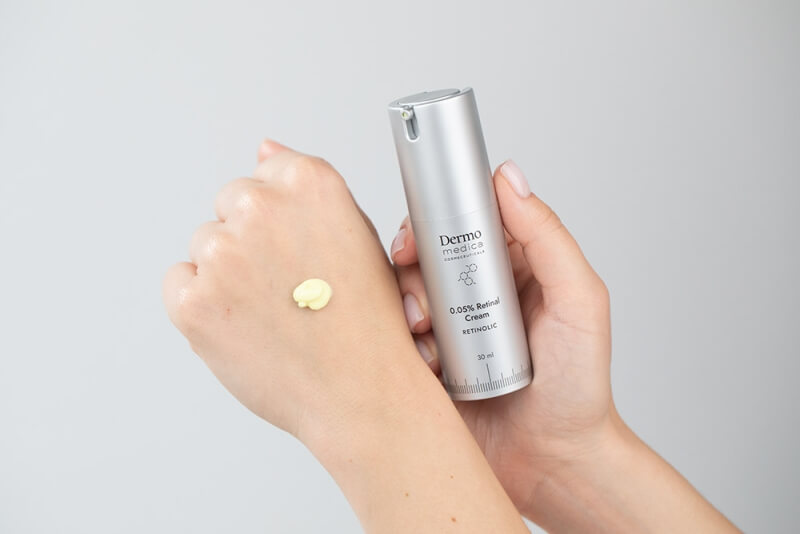 Dermomedica 0.05% Retinal Cream Krem z retinalem w postaci aktywnej, bakuchiolem i niacynamidem 30 ml