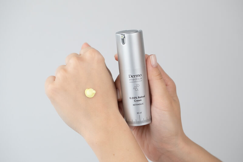 Dermomedica 0.05% Retinal Cream Krem z retinalem w postaci aktywnej, bakuchiolem i niacynamidem 30 ml