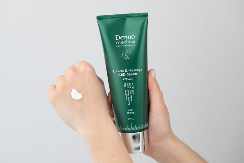 Dermomedica Kobido and Massage CBD Cream Preparat do masażu profesjonalnego ciała i twarzy 227 g