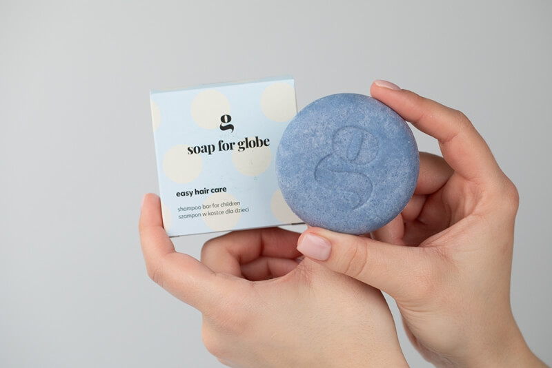 Soap For Globe Kids Care Set ZESTAW Kostka myjąca dla dzieci 1 szt. + Szampon dla dzieci małych i dużych 1 szt.
