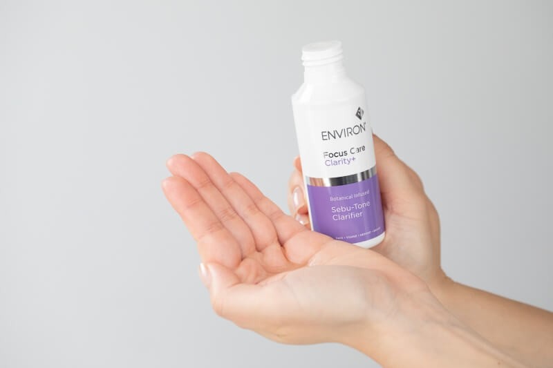 Environ Sebu-Control Set ZESTAW Żel do mycia twarzy 150 ml + Tonik 100 ml + Maska 50 ml + Kosmetyczka 1 szt