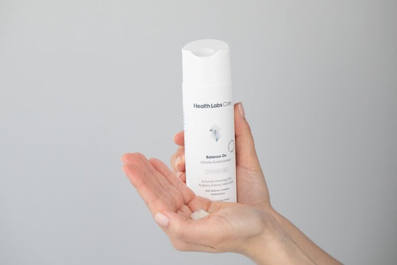 Health Labs Care Balance Hair ZESTAW Trychopeeling 100 ml + Trychoszampon 250 ml + Odżywka kondycjonująca 200 ml