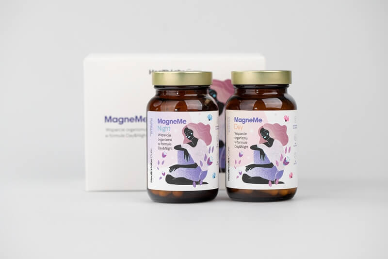 Health Labs Care MagneMe Magnez z dodatkiem aktywnej formy witaminy B6 120 szt.