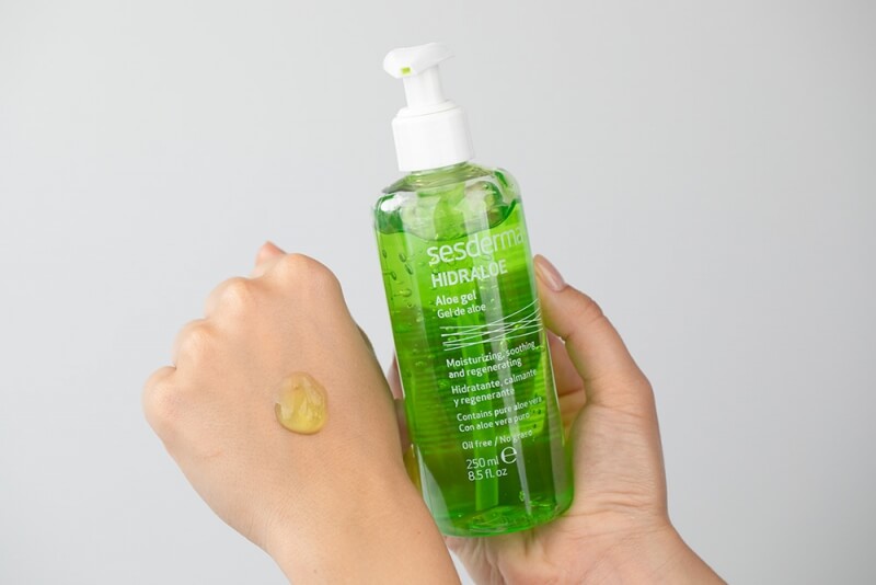 Sesderma Repaskin Fluido Invisible + Hidraloe ZESTAW Emulsja SPF50 50 ml + Żel Aloe 250 ml Kartonik