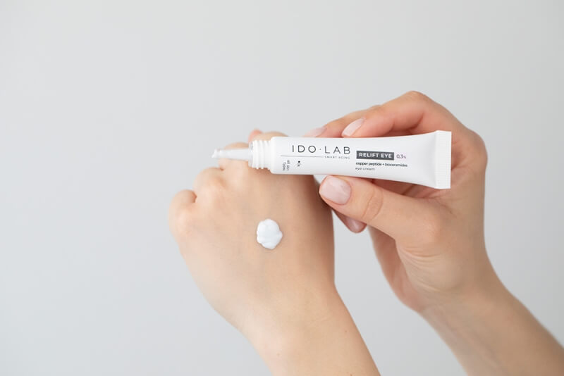 Ido Lab RELIFT Eye Cream Rewitalizujący krem pod oczy z peptydem miedziowym 0.3% 15 ml