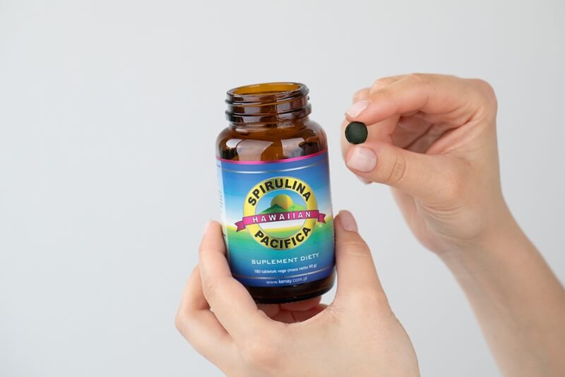 Kenay Spirulina Pacifica Suplement diety 180 tabletek