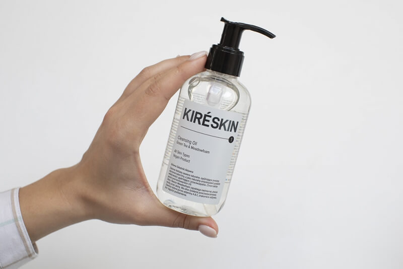 Kire Skin Cleansing Oil Green Tea and Meadowfoam Olejek oczyszczający, zielona herbata i meadowfoam 200 ml