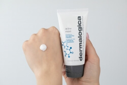 Dermalogica Special Cleansing Gel + Active Moist 2.0 ZESTAW Żel 250 ml + Krem do skóry tłustej i mieszanej 100 ml + Kosmertyczka 1 szt