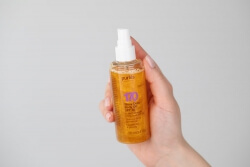 Purles Face and Body Sun Protection Set ZESTAW Olejek do ciała SPF 30 100 ml + Mgiełka ochronna z filtrem 150 ml + Kosmetyczka 1 szt