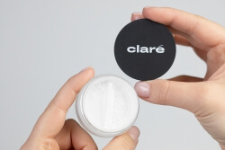 Clare Ginger Kit ZESTAW Puder utrwalający makijaż (nr 16) 3 g + Paletka dla rudowłosych 4x8 g
