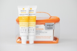 Sesderma Repaskin Fluido Invisible SPF 50+ New x 2 ZESTAW Emulsja 50 ml x 2 + Kosmetyczka
