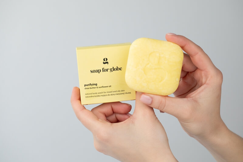 Soap For Globe Purifying Kostka myjąca do skóry z niedoskonałościami 1 szt.