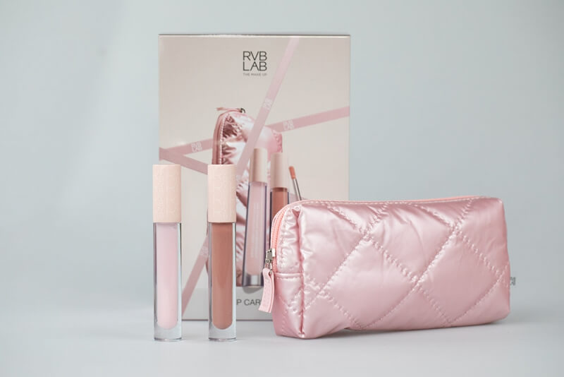 RVB LAB Make Up Lip Mania Set ZESTAW Nawilżająco - łagodzące serum do ust (nr 42) 3,5 ml + Ujędrniający olejek do ust (nr 46) 3,5 ml