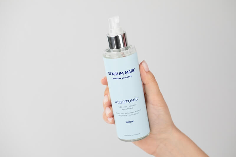 Sensum Mare AlgoRich Serum & AlgoTonic ZESTAW Serum przeciwzmarszczkowe 35 ml + Tonik do twarzy 200 ml + Kosmetyczka