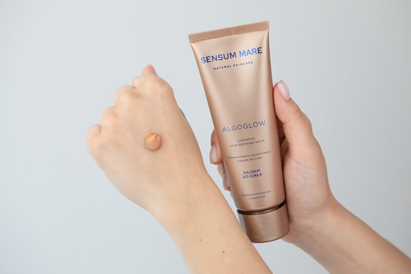 Sensum Mare Sommer Bag ZESTAW Upiększający balsam do ciała 125 ml + Tonik 100 ml + Krople ochronne SPF 50 + Woreczek 1 szt GRATIS