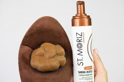 St Moriz Tanning Medium Set ZESTAW Samoopalająca pianka 200 ml + Zmywalny bronzer do ciała 150 ml + Samoopalająca mgiełka do twarzy 150 ml
