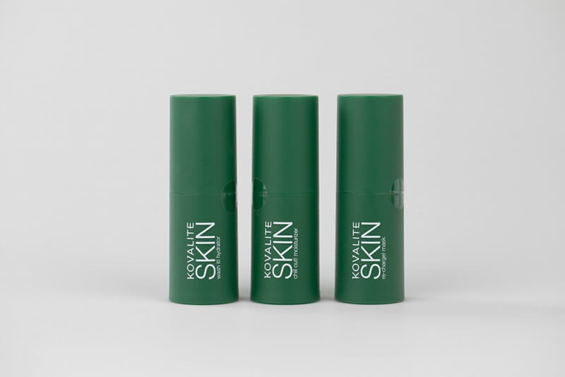 Kovalite Skin Travel Box ZESTAW Krem nawilżający 20 ml + Regenerująca maska-krem 20 ml + Żel do mycia 20 ml