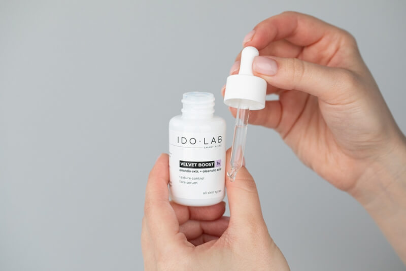 Ido Lab Velvet Boost Texture Control Face Serum Wygładzające i rozjaśniające serum 30 ml