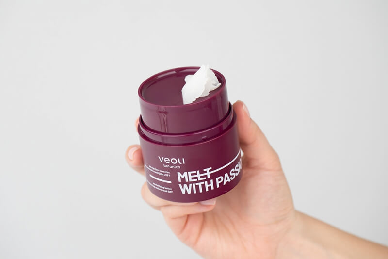 Veoli Botanica Perfect Trio with Passion ZESTAW Masełko do zmywania makijażu 40 g + Rozświetlacz w kremie 10 ml + Kremowy róż do policzków 10 ml + Bronzer w kremie 10 ml
