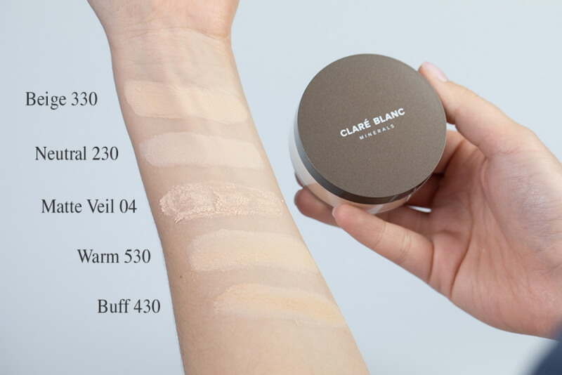 Clare Blanc Warm 520 Podkład mineralny SPF 15 - kolor ciepły/bardzo jasny (Warm 520) 14 g