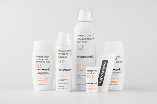 Mesoprotech - ochrona przeciwsłoneczna z marką Mesoestetic 