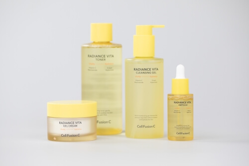 Rozświetlenie skóry kosmetykami Cell Fusion C Radiance Vita