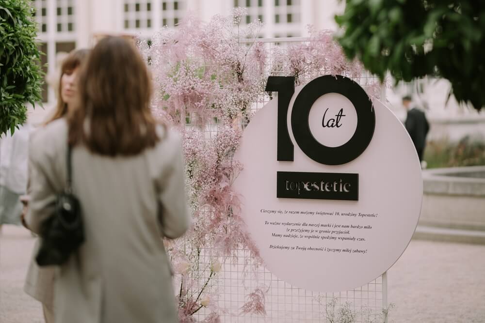 10. urodziny Topestetic - event w Starej Oranżerii w Łazienkach Królewskich
